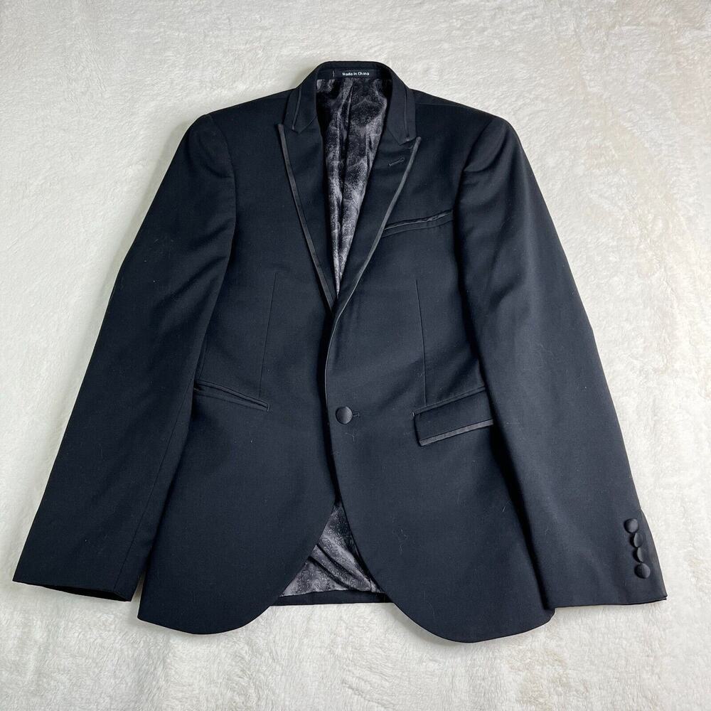 Altamoda Tuxedo Mens Black Blazer Size S